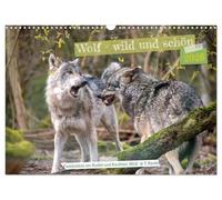Wolf - wild und schön (Wandkalender 2026 DIN A3 quer), CALVENDO Monatskalender: Wild frei und schön, die Faszination Wolf ist ungebrochen, dieser Kalender zeigt das Tier in all seinen Facetten