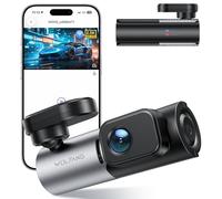 WOLFANG 2.5K Dashcam WiFi Cámara para Coche, Mini Dash Camera para Coches 1440P Front Dash CAM con App, WDR Visión Nocturna, Grabación en Bucle, Soporta Modo Parking 24H, Aviso de Voz, G-Sensor