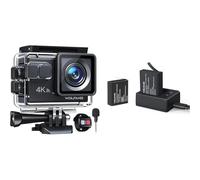 WOLFANG Action CAM GA100 4K30FPS & Set Cargador de Batería