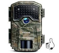 WOLFANG Cámara de Caza, 48MP 4K HD Cámara Fototrampeo, Nocturna 940 NM LED IR Sin Brillo con 0,3 s Activación, Cámara Caza Impermeable IP66 para Vida Silvestre y Monitoreo de Seguridad