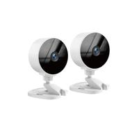 WOLFANG Camaras Vigilancia Domicilio Interior compacta WiFi 1080P, 2 Pack Cámara Bebé, visión Nocturna en Color,Audio bidireccional, Detección de Movimiento/Sonido, Almacenamiento SD y en la Nube