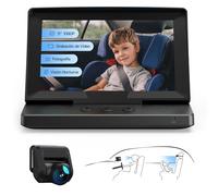 WOLFANG Espejo de Coche para Bebé HD 1080P Espejo Retrovisor para Coche de Bebé, USB-C Plug and Play Fácil Instalación, Monitor para Bebé con Pantalla de 5 Pulgadas y Cámara de Visión Nocturna