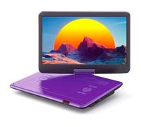 WOLFANG Reproductor de DVD portátil de 17,5 Pulgadas con Pantalla Grande HD de 15,6", batería de 5000 mAh, sin restricción Regional, Dos Altavoces estéreo, Compatible con Tarjeta USB/SD/Sync-TV