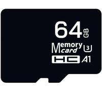WOLFANG Tarjeta de Memoria Micro de 64 GB de Alta Velocidad Clase 10 | TF para cámaras digitales, teléfonos móviles, cámara de vida silvestre, reproductores de MP3