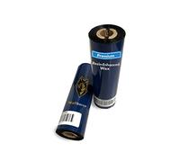 Wolfbarco - 12 rollos de cinta térmica de cera mejorada de resina de 110 mm x 74 m, compatible con impresoras Zebra, TEC, INTERMEC, Citizen, TSC, GODEX, ARGOX