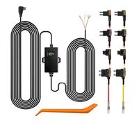 WOLFBOX Acc USB C Cableado Kit para G840S/G900/G850/G930/G840H/I07,no para D07,Hardwire Kit para Dashcam 12V-24V a 5V con Protección de Descarga de Batería