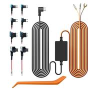 WOLFBOX Type-C Hardwire Kit para G840S/G930/G840H/G850/G900 Cámara de Salpicadero Espejo, Monitor de Aparcamiento con Múltiples Conectores de Diferentes Tamaños