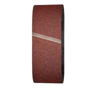 Wolfcraft 1890000 Lija de Banda de Corindón, 76 x 457 mm, Grano 40, Pack de 3 Unidades