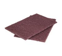 wolfcraft 2 almohadillas de fieltro para pulir de grano medio I 5899000 I Para el lijado, la eliminación de óxido y el pulido de superficies metálicas y de madera