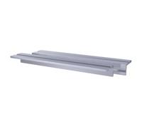 wolfcraft 2 Mordazas de Presión de Aluminio para Banco de Trabajo | Sargentos de apriete tipo mordaza para mesas MASTER, protección de piezas y tubos con perfil en V estable. 6171000