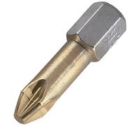 wolfcraft 2 puntas Torsion TiN, estrella (PZ 1) I 1325000 I Puntas Torsion TiN de diferentes tamaños