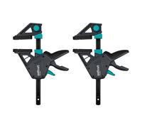 wolfcraft 2 Sargentos monomanual PRO MAX - 8665060 - El sargento de gran fuerza para las máximas exigencias profesionales - ancho de sujeción 150mm