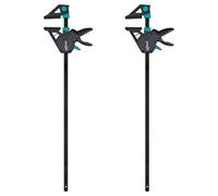 wolfcraft 2 Sargentos monomanual PRO MAX - 8667060 - El sargento de gran fuerza para las máximas exigencias profesionales - ancho de sujeción 700mm