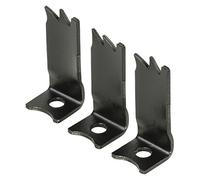 wolfcraft 3 cuchillas de tres dientes para sierras de corona ajustables I 5979000 I 3 cuchillas de sustitución