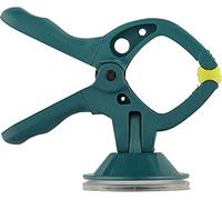 wolfcraft 4 pinzas de resorte MINI 20 con ventosa I 3663000 I Ayudante práctico - ideal para el hogar, el bricolaje y las manualidades