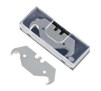 wolfcraft 5 cuchillas de garfio profesionales, 0,65 x 51 mm I 4189000 I Accesorios para cúters de cuchilla trapezoidal