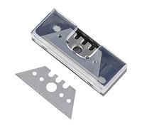 wolfcraft 5 cuchillas trapezoidales, 0,5 x 52 mm I 4185000 I Accesorios para cúters de cuchilla trapezoidal