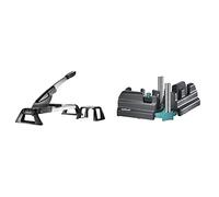 wolfcraft 6939000 VLC 800 Guillotina para corte de vinilo y laminados & Soporte de ajuste y corte, 6948200, Producto 2 en 1 para rodapiés exactos