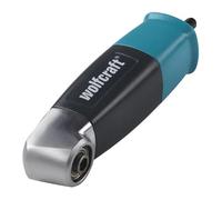 wolfcraft Atornillador Angular de 90 Grados para Taladrar y Atornillar | Adaptador angular al taladro para atornillar en codo en espacios pequeños, con alojamiento magnético de 1/4 pulgada. 4688000