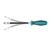 wolfcraft Atornillador manual con vástago flexible I 1236000 I Para trabajos en puntos de difícil acceso