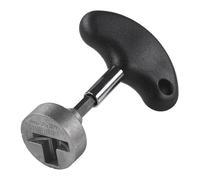 wolfcraft Atornillador manual de gancho I 2419000 I Para la fijación sencilla de escarpias y armellas