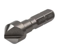 wolfcraft Avellanador cónico, Ø 10 mm, vástago hexagonal I 2582000 I Para el avellanado preciso de agujeros taladrados, para uniones atornilladas al ras en madera, metal no férreo y plástico