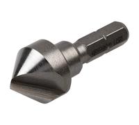 wolfcraft Avellanador cónico, Ø 16 mm, vástago hexagonal I 2577000 I Para el avellanado preciso de agujeros taladrados, para uniones atornilladas al ras en madera, metal no férreo y plástico