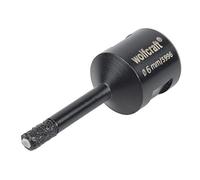 wolfcraft Broca de perforación con diamante "Ceramic" para amoladoras angulares I 5996000 I Para la instalación de sujeciones de grifería y pasamuros para cables en azulejos y baldosas