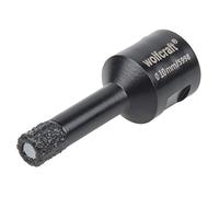 wolfcraft Broca de perforación con diamante "Ceramic" para amoladoras angulares I 5998000 I Para la instalación de sujeciones de grifería y pasamuros para cables en azulejos y baldosas
