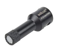 wolfcraft Broca de perforación con diamante "Ceramic" para amoladoras angulares I 5999000 I Para la instalación de sujeciones de grifería y pasamuros para cables en azulejos y baldosas
