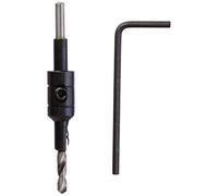 wolfcraft Broca de perforación previa con avellanador, Ø 4-4,5 mm I 2500000 I Perforación previa y avellanado en un paso