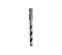 wolfcraft Broca espiral para madera, vástago hexagonal, Ø 6 mm I 7264000 I Para taladrar madera blanda