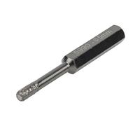 wolfcraft Broca para taladrado en seco recubierta de diamante, vástago hexagonal, Ø 5 mm I 5990000 I Para taladrar en seco azulejos, gres fino y cerámica