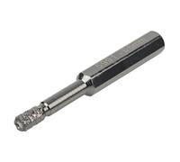 wolfcraft Broca para taladrado en seco recubierta de diamante, vástago hexagonal, Ø 6 mm I 5991000 I Para taladrar en seco azulejos, gres fino y cerámica