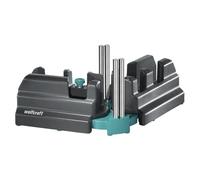 Wolfcraft Caja de ingletar y falsa escuadra 6948200 100 mm - 2 en 1 para rodapiés exactos