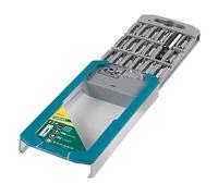 wolfcraft Caja de puntas ranura/estrella (PH/PZ) / TORX® (T), 17 piezas I 8633000 I 16 puntas Solid de diferentes tamaños, incl. portapuntas