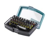 wolfcraft Caja de puntas, ranura/estrella (PH/PZ) / TORX® (T) / hexágono interior, 32 piezas - 2975000 - Caja de puntas, ranura/estrella (PH/PZ) / TORX® (T) / hexágono interior, 32 piezas