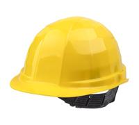 wolfcraft Casco de protección Amarillo I 4966000 I Casco Industrial de protección contra riesgos mecánicos