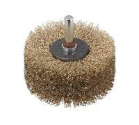 wolfcraft Cepillo para estructurar madera, Ø 80 mm I 2265000 I Para la estructuración de superficies de madera