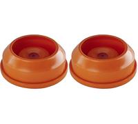 wolfcraft Colector de polvo para brocas I 2900000 I Para taladrar sin polvo y sin aspirador (Paquete de 2)