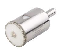wolfcraft Corona de perforación de diamante "Ceramic" con broca centradora y vástago I 5926000 I Para instalaciones sanitarias y eléctricas en azulejos y baldosas; profundidad de corte: 45 mm