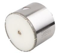 wolfcraft Corona de perforación de diamante "Ceramic" con broca centradora y vástago I 5931000 I Para instalaciones sanitarias y eléctricas en azulejos y baldosas; profundidad de corte: 45 mm