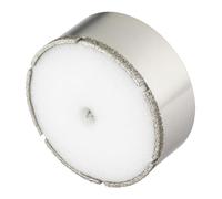 wolfcraft Corona de perforación de diamante "Ceramic" con broca centradora y vástago I 8911000 I Para montaje de cajas de enchufe en azulejos y baldosas, profundidad de corte de 25 mm