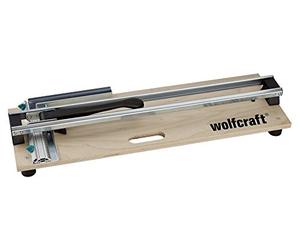 wolfcraft Cortadora de azulejos TC 610 W, plancha base de material multiplex I 5561000 I La cortadora de azulejos compacta sobre placa base de madera