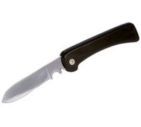 wolfcraft Cuchillo para cables con mango de plástico I 4122000 I Para pelar cables e hilos