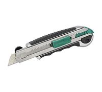 wolfcraft Cúter profesional de cuchillas separables de 18 mm I 4136000 I Cúter para altas exigencias