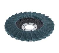 wolfcraft Disco Abrasivo de Milhojas con Fieltro Fino, 115 mm | Accesorio de calidad para lijado y pulido fino en amoladora angular, disco de láminas no tejido, 8423099
