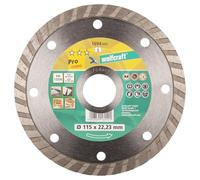 wolfcraft Disco de corte de diamante "Pro Turbo" para amoladoras angulares I 1694000