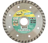 wolfcraft Disco de corte de diamante "Pro Turbo" para amoladoras angulares I 1695000