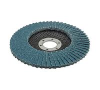 wolfcraft Disco de láminas abrasivo Ø 115 mm, 60 I 5651000 I Para el rectificado basto de superficies metálicas